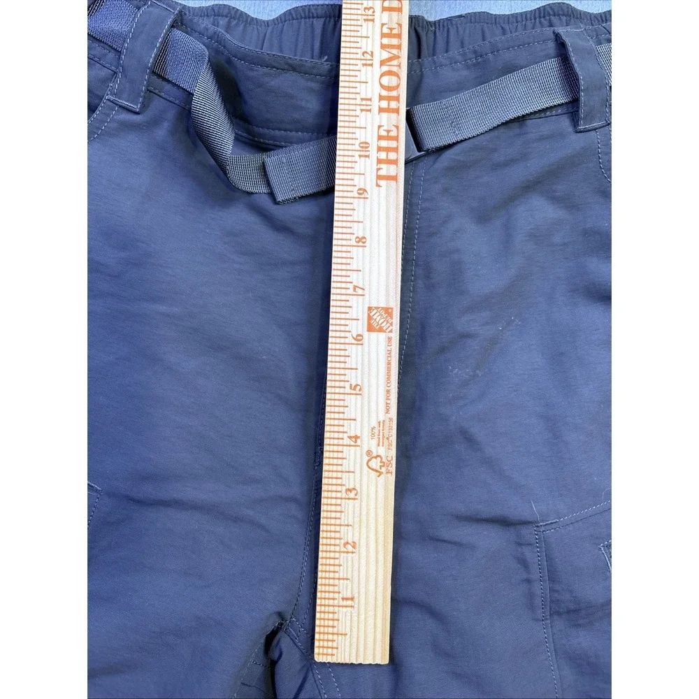 The North Face Pants Mens XL Convertible Hiking Nylon Cargo BELTED GRAY FISHING